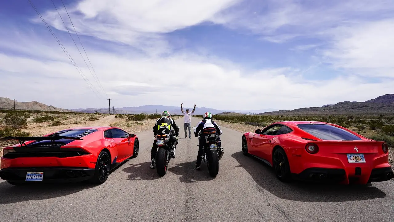 a ferrari is fast than motorbike - Are motorcycles faster than supercars