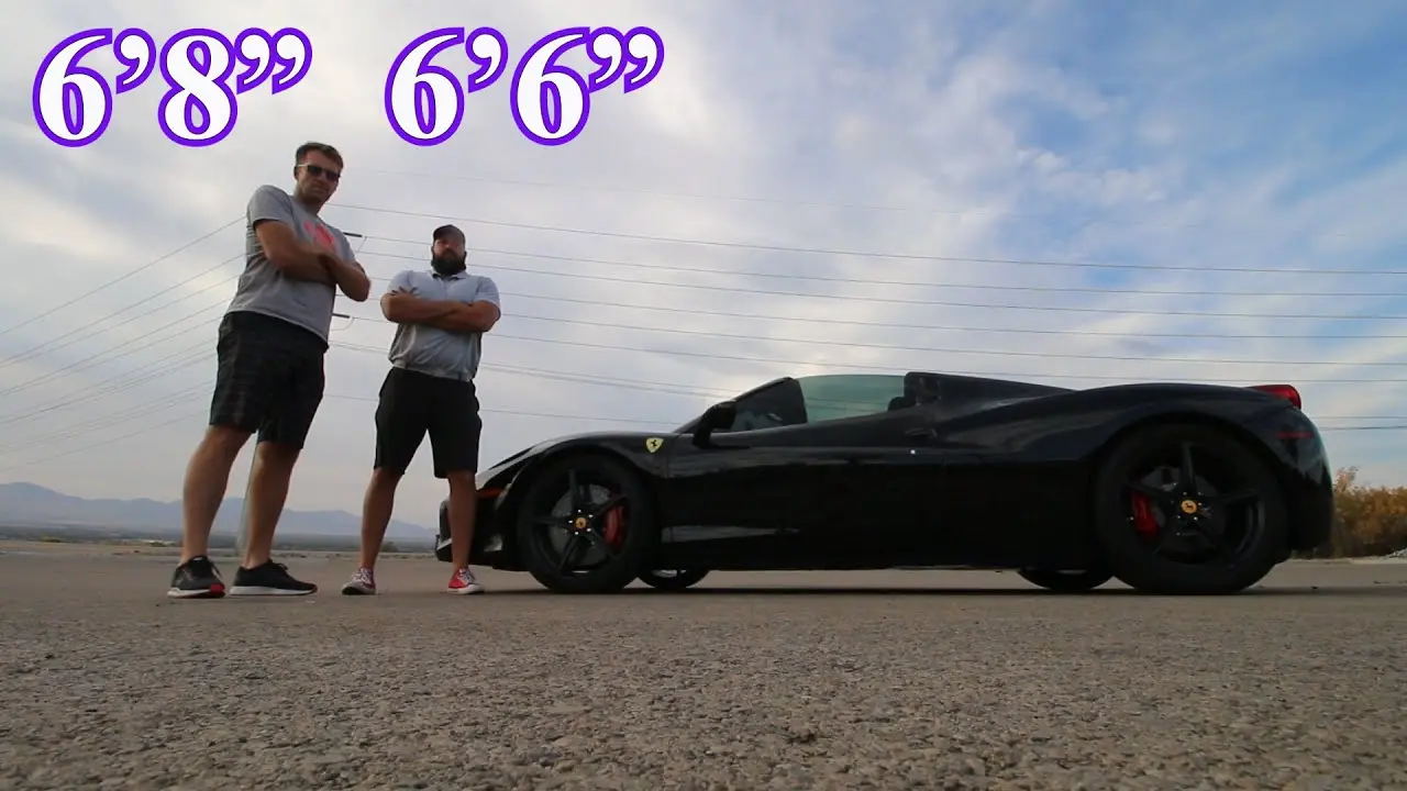 can a 300 lb man ride a ferrari - Can a big guy fit in a Ferrari