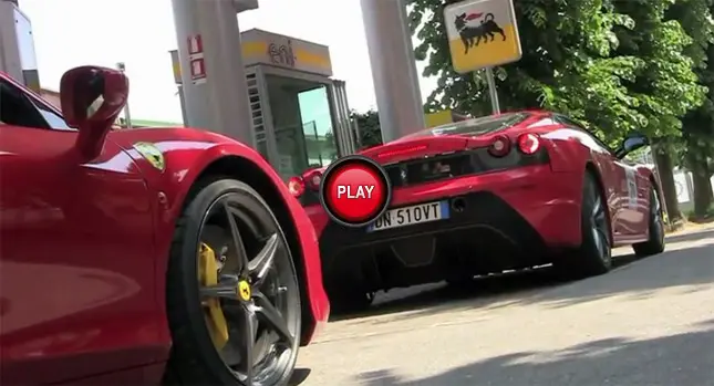 ferrari at gas station - Can you put regular gas in a Ferrari