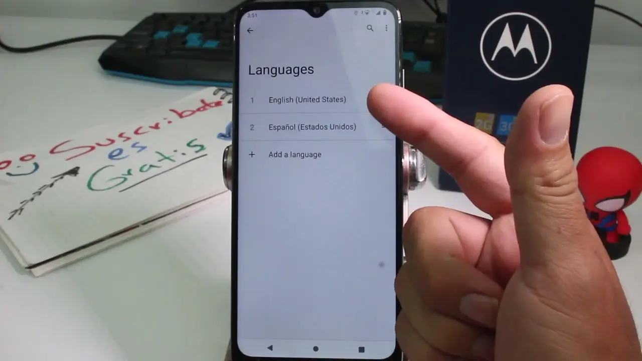 como cambiar el idioma en un motorola ferrari - Cómo cambiar el idioma del teclado de mi celular Motorola