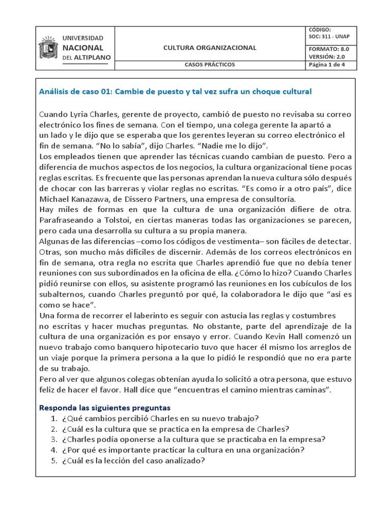 caso practico de cultura organizacional ferrari - Cómo hacer la cultura organizacional de una empresa