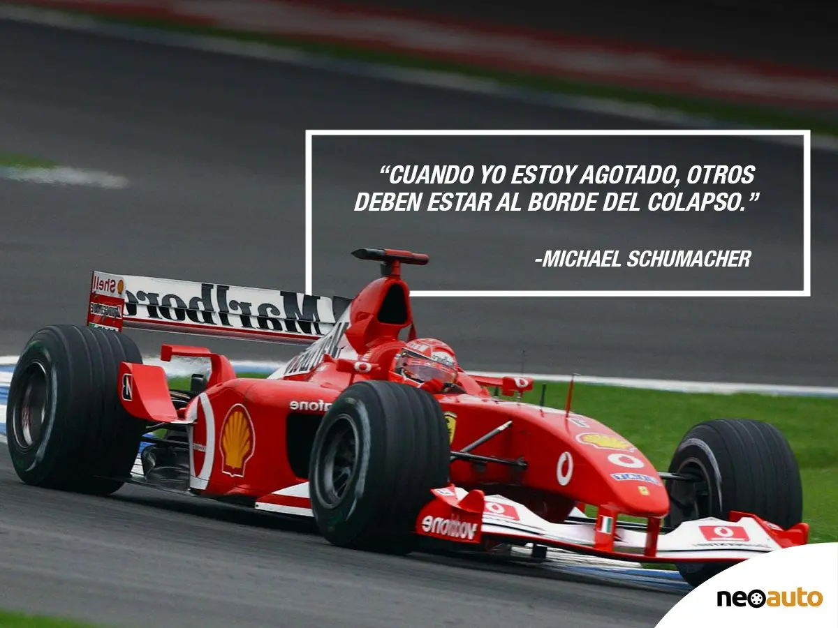 corredores ferrari schumacher frases - Cómo le decian a Schumacher