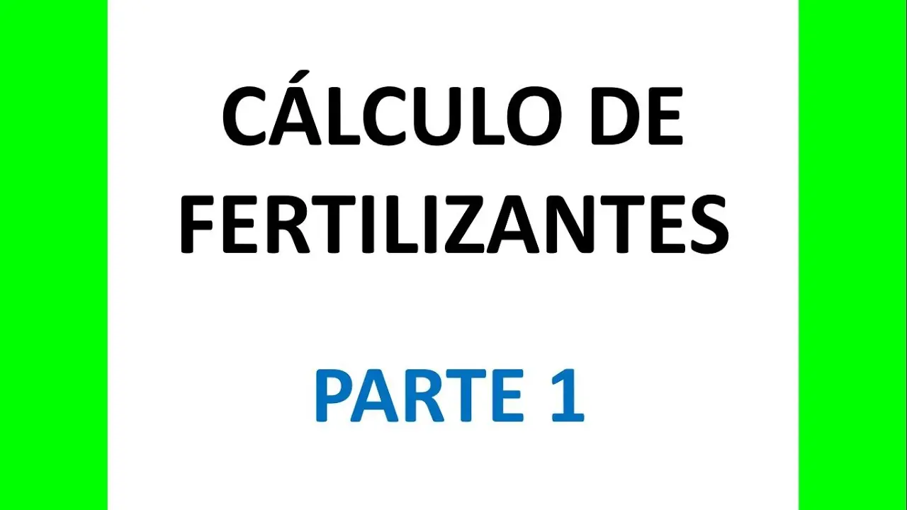 calculo de fertilizaciòn ferrari - Cómo se calcula el N-P-K
