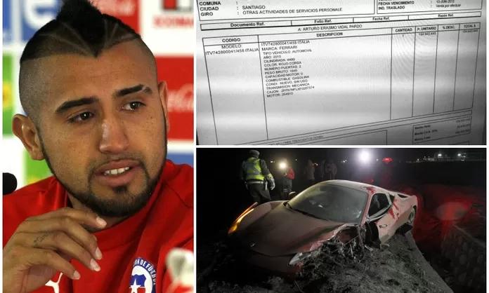 cuando vsle el ferrari de vidal - Cuál es el precio de Arturo Vidal