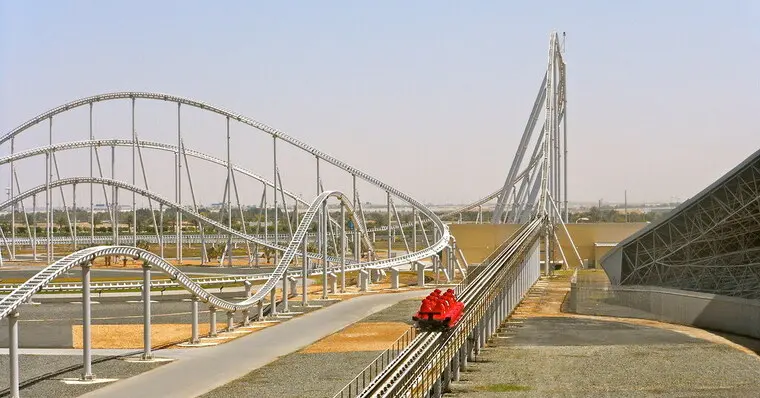 formula rossa ferrari - Cuál es la montaña rusa más alta del mundo