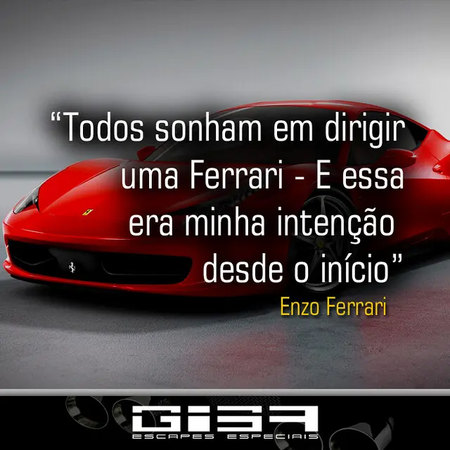 frases ferrari - Cuál fue la famosa frase de Enzo Ferrari