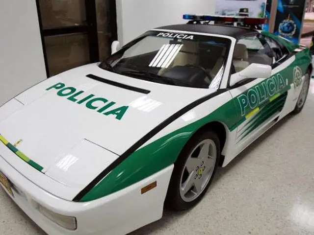 ferrari de la policia colombiana - Cuáles son los rangos de la policía