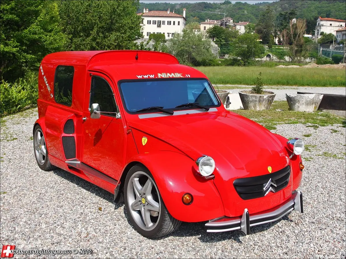 citroen 2cv mas ferrari f355 - Cuánto consume un 2CV