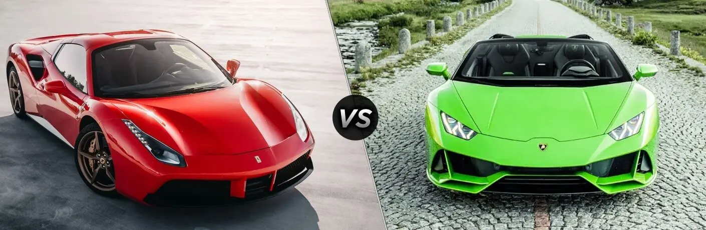 ferrari 488 spider vs lamborghini huracan - Cuánto cuesta un Lamborghini huracán Spyder