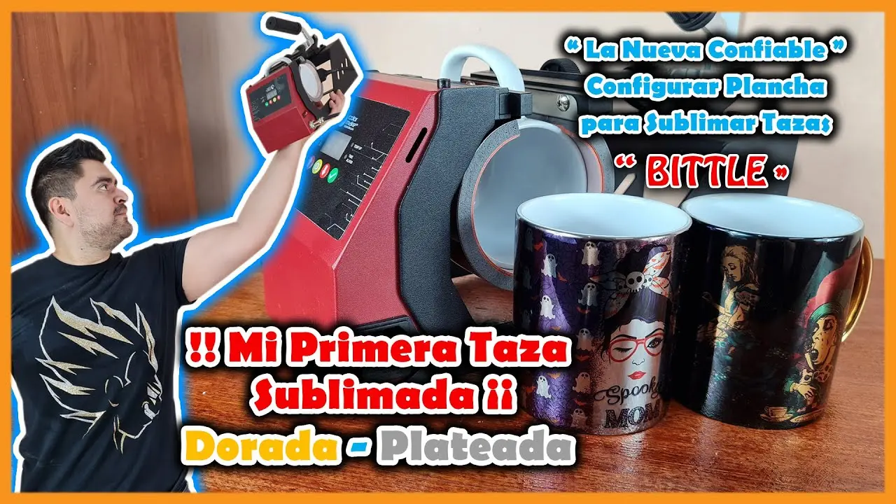 como configurar una maquina ferrari para sublimar tazas - Cuánto es la temperatura para sublimar