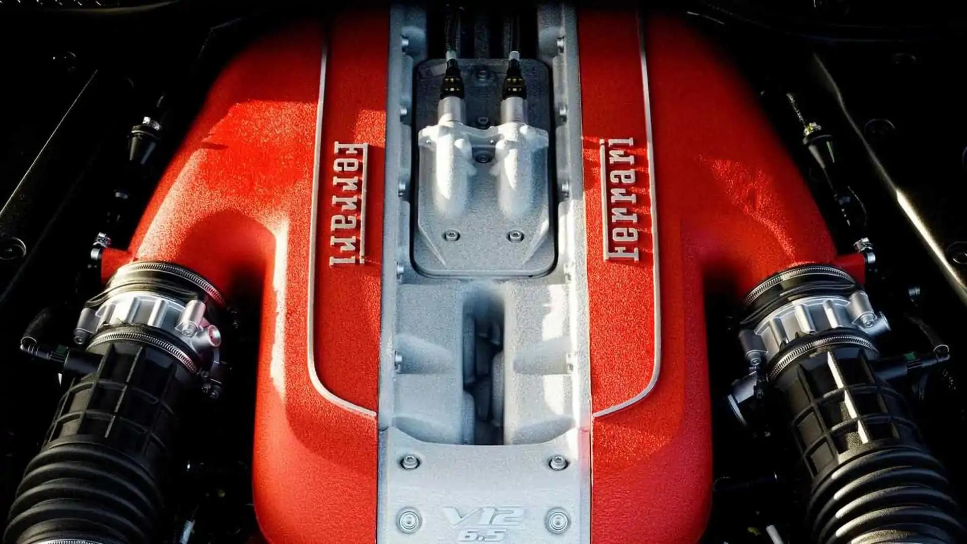 engine ferrari v12 - Cuánto HP tiene un motor V12