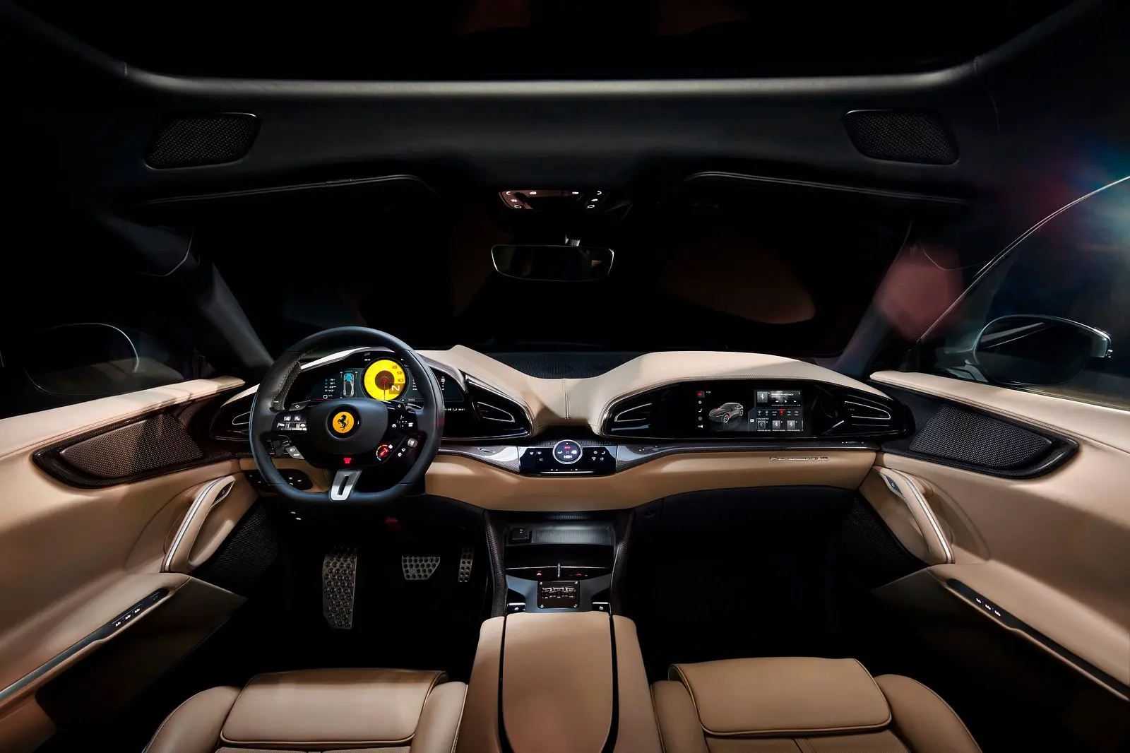 ferrari purosangue interior - Cuántos caballos tiene el Ferrari Purosangue
