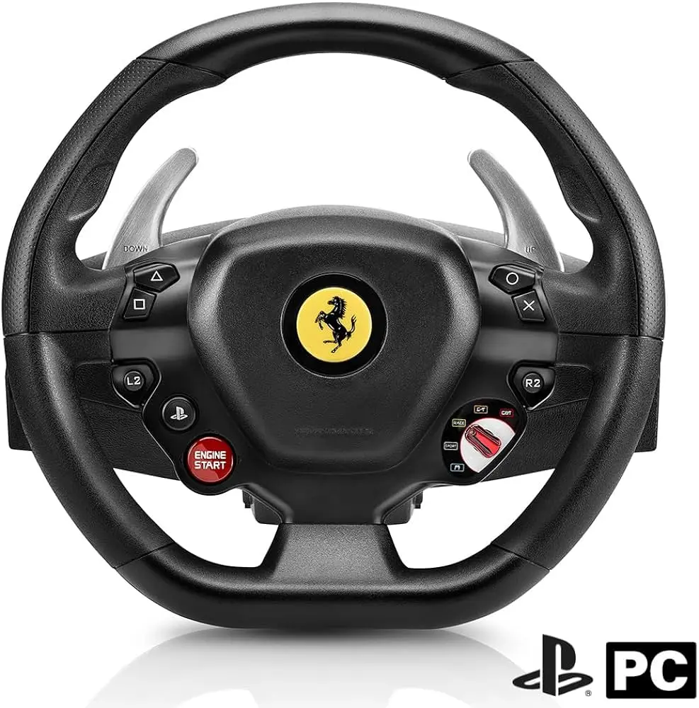 t80 ferrari 488 - Cuántos grados de giro tiene el Thrustmaster t80