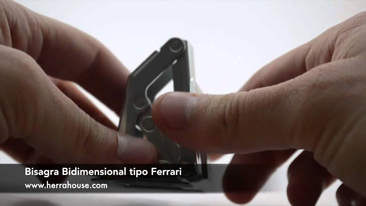 bisagras cazoleta ferrari colocacion - Cuántos tipos de bisagras de cazoleta hay