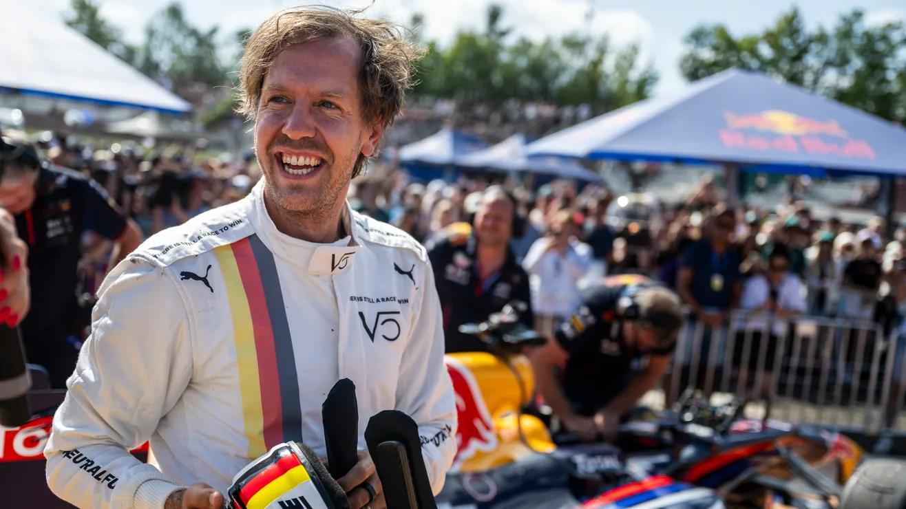 ferrari world abu dhabi vettel - Does Sebastian Vettel still race