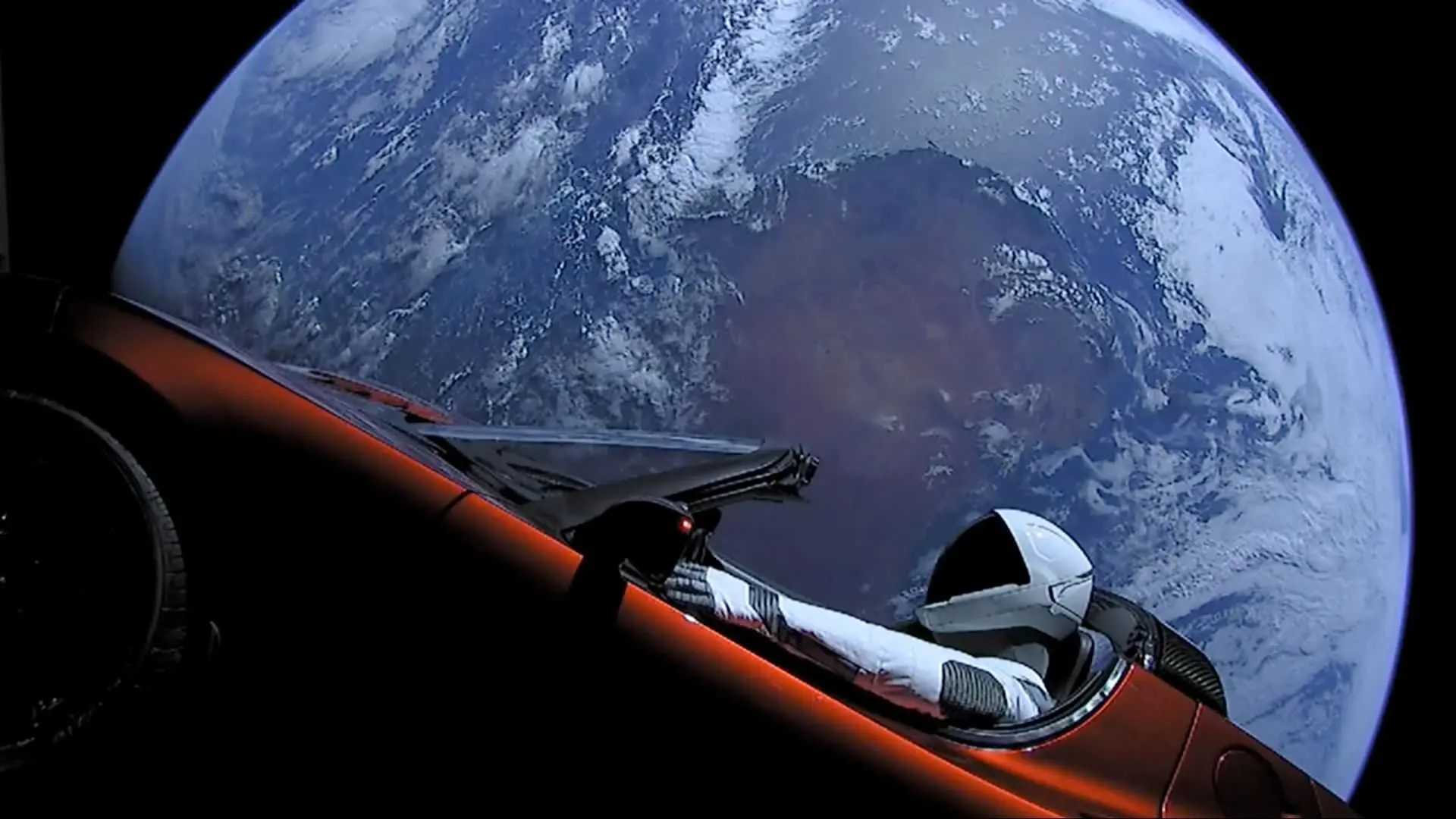 ferrari en el espacio - Dónde está el tesla de Elon Musk