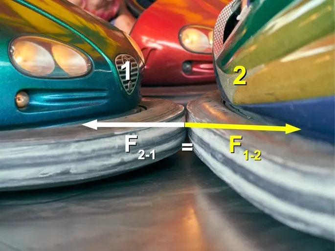 construccion de ferrari tercera ley de newton - Dónde se aplique la tercera ley de Newton