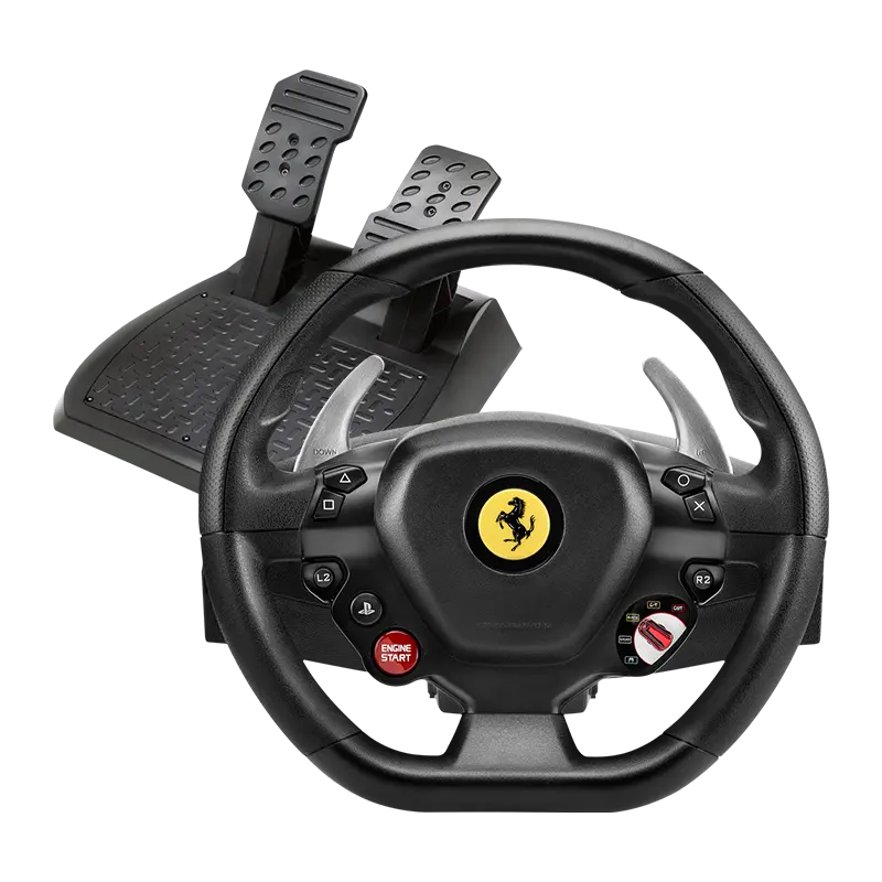 Thrustmaster T80 Ferrari 488 GTB Edition: Un volante de carreras excepcional para tu PlayStation - El Thrustmaster t80 Ferrari 488 GTB Edition es compatible con PC t80 ferrari 488 gtb edition - El Thrustmaster t80 Ferrari 488 GTB Edition es compatible con PC