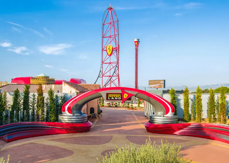 ferrari land coaster - How many G's does the Ferrari roller coaster have