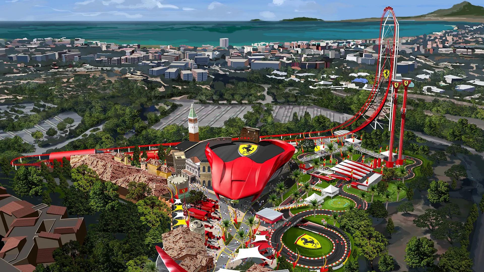 ferrari land rides - How many rides are in Ferrari Land