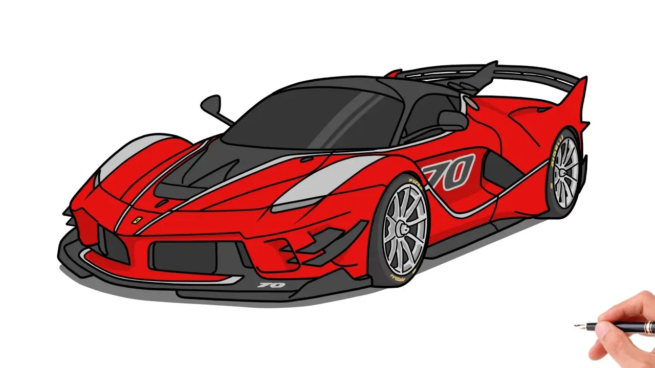 ferrari fxxk evo drawing - Is FXXK EVO street legal