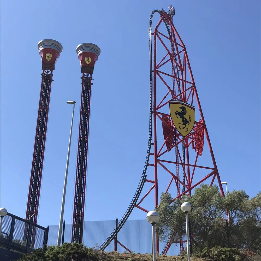Ferrari Land Red Force: La Montaña Rusa Más Alta de Europa - Is Red Force taller than Stealth ferrari land red force height - Is Red Force taller than Stealth