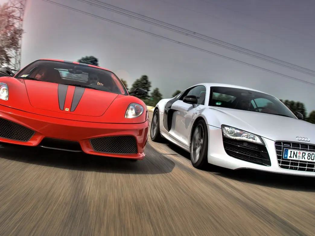 carros audi y ferrari - Qué autos tiene Audi