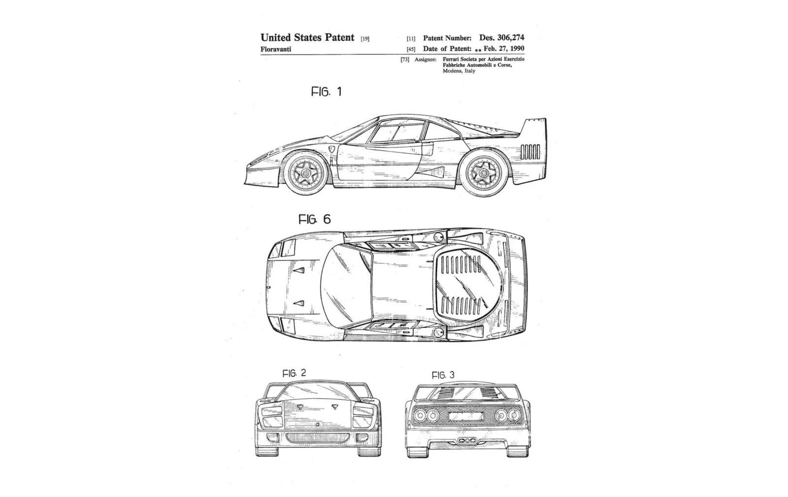 patente ferrari - Qué modelo es patente F en Argentina