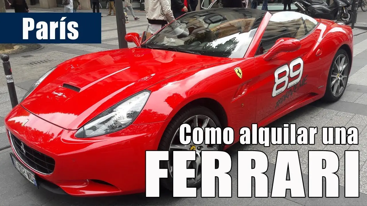 alquiler de coches ferrari en paris - Qué necesito para rentar un auto en Francia
