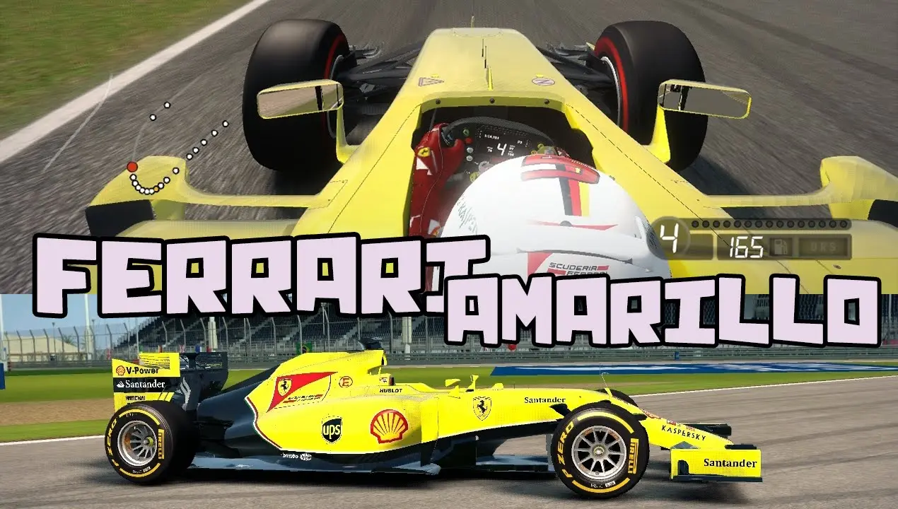 ferrari amarillo f1 - Qué significa el amarillo en Ferrari