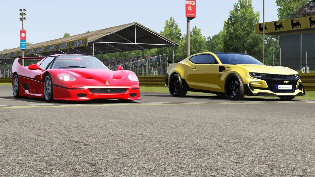 camaro blanco y ferrari - Qué significa el ZL1 en el Camaro