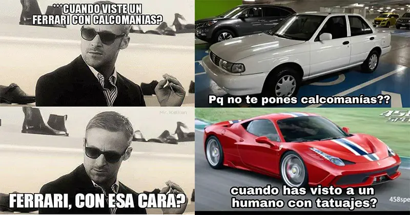 Hay un Ferrari que me vuelve loca meme - Qué significan los carros hay un ferrari que me vuelve loca meme - Qué significan los carros