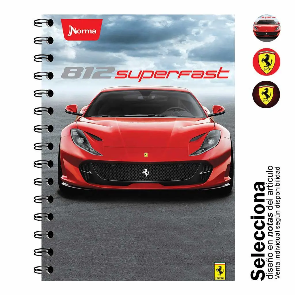 carpeta escolar ferrari en soriana - Qué tamaño es la carpeta escolar