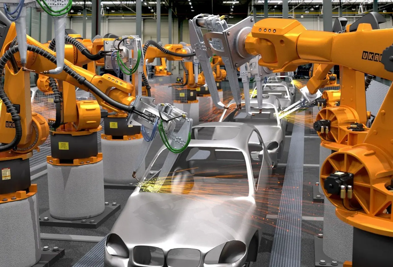 brazos roboticos haciendo ferraris - Qué tipo de motor utiliza un brazo robótico