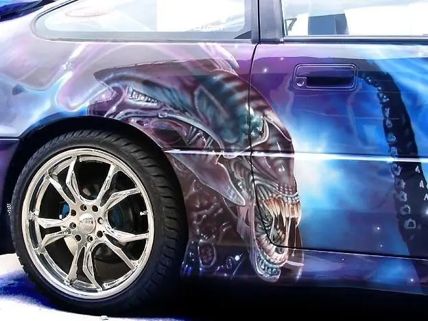 aerografia en carros ferrari - Qué tipo de pintura se utiliza para el aerógrafo