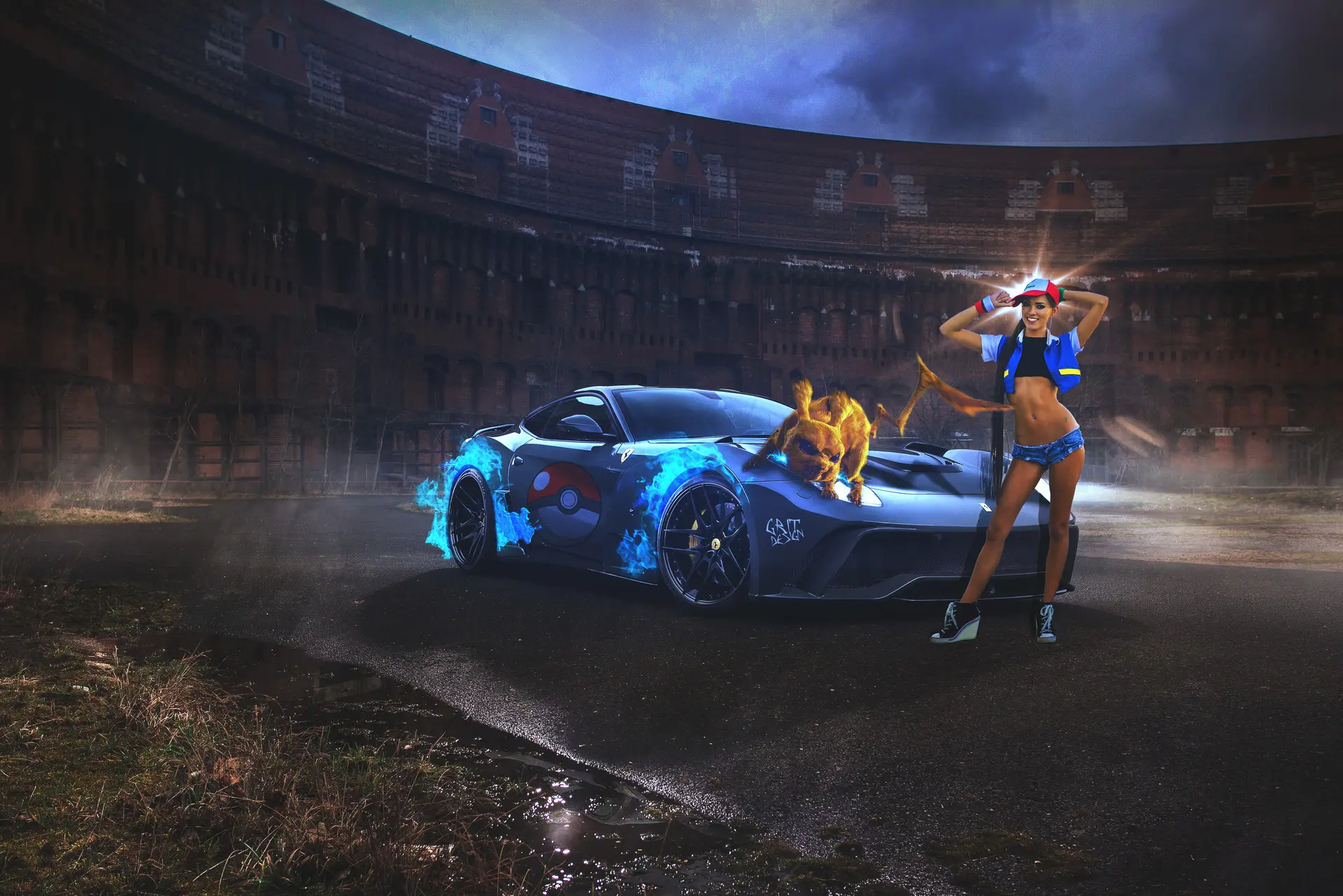 ferrari pokemon - Qué tipo de Pokémon es feraligatr