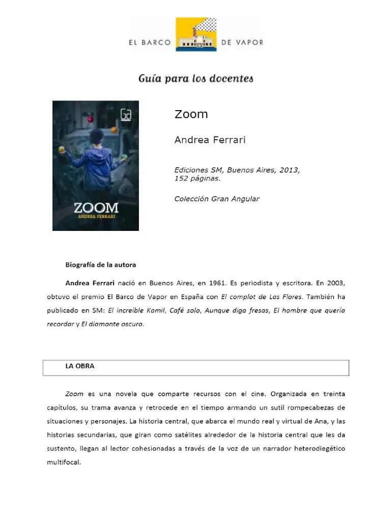 resumen del libro zoom de andrea ferrari - Quién es Luc en el libro zoom
