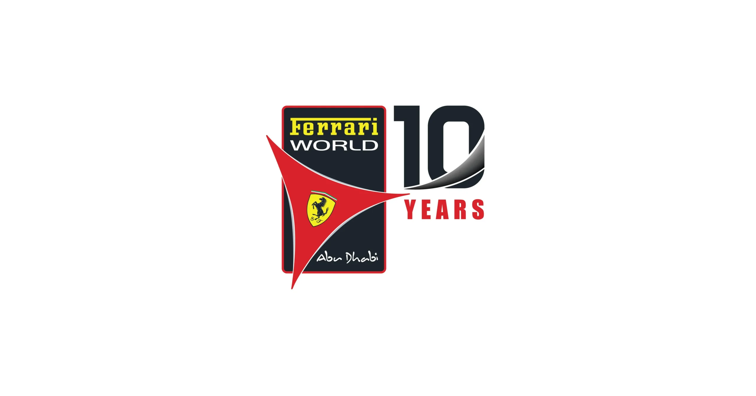 ferrari world abu dhabi logo - What is the worlds largest Ferrari logo