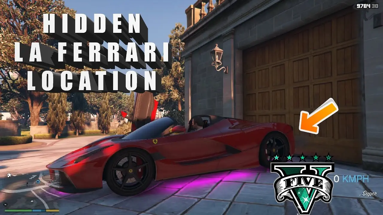 Ubicación de los Ferraris en GTA V: Encuentra los coches de lujo en el juego - Where to find luxury cars in GTA 5 offline gta v ferrari location - Where to find luxury cars in GTA 5 offline