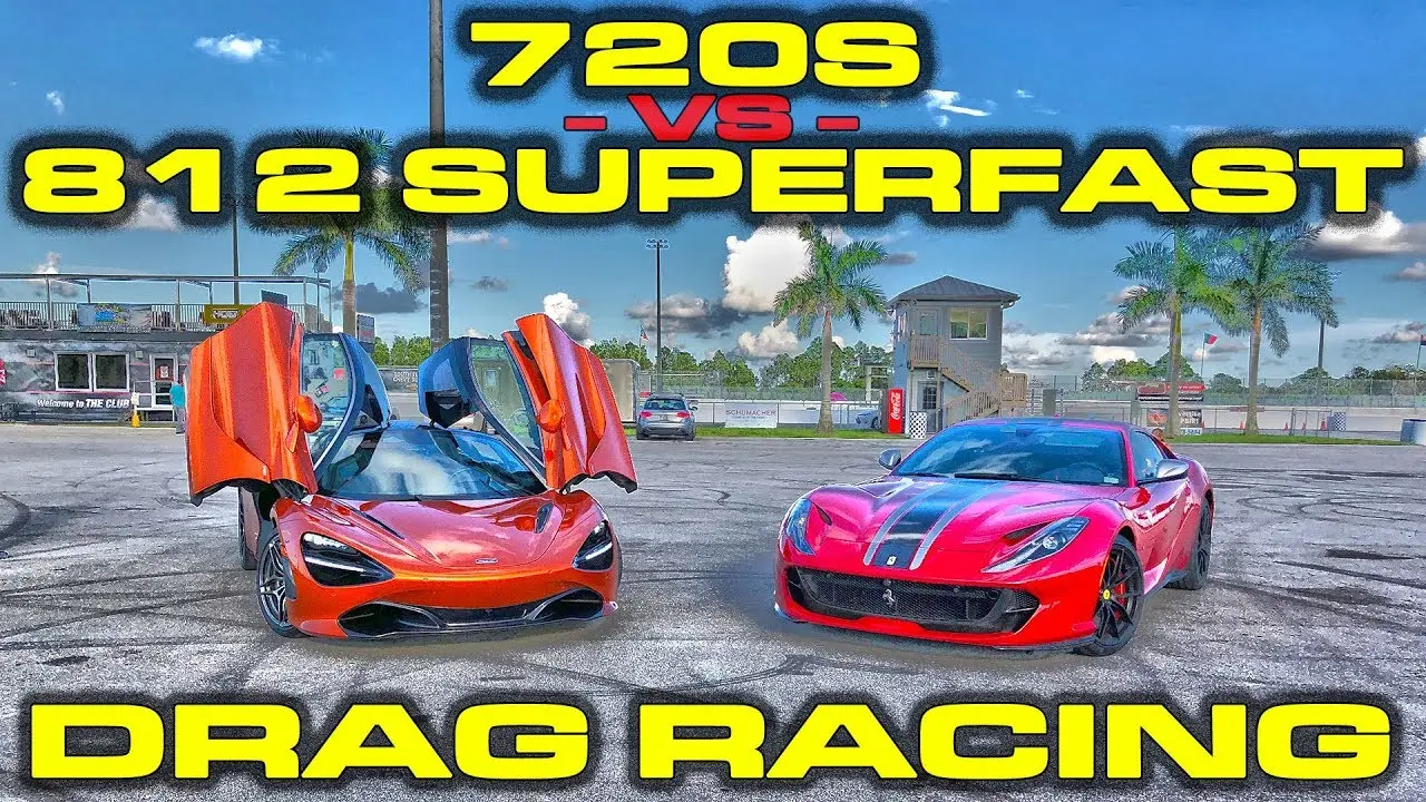 ferrari 812 superfast vs mclaren 720s drag race - Which car can beat McLaren 720S